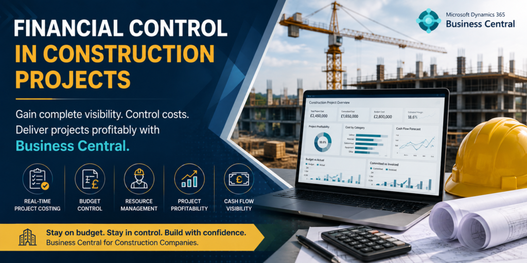 Financial Control in Construction Projects with Business Central